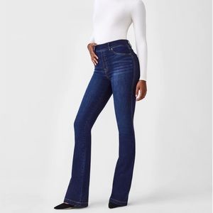 NWT Spanx Flare Jeans in Midnight Shade size XL regular